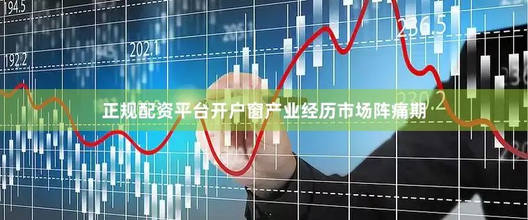 正规配资平台开户窗产业经历市场阵痛期
