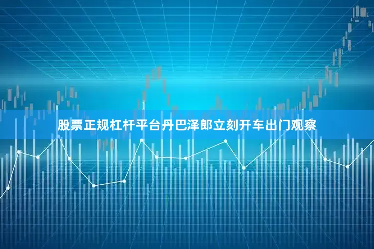 股票正规杠杆平台丹巴泽郎立刻开车出门观察